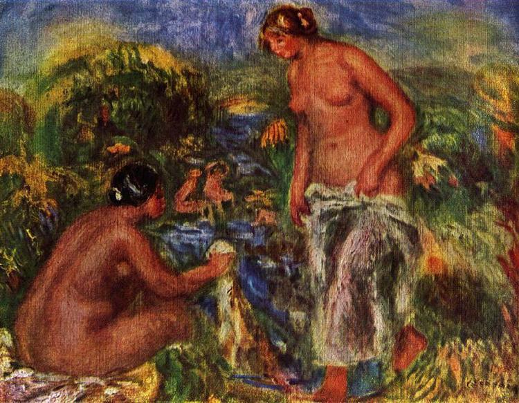 Badende Frauen, Pierre-Auguste Renoir
